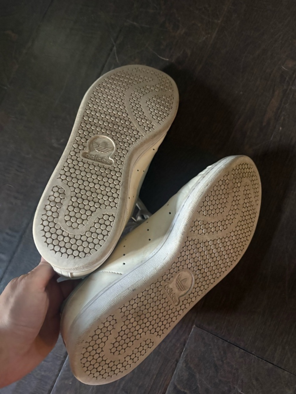 adidas Stan Smith Cream White with Pink & Mint Accents - Picture 6 of 7